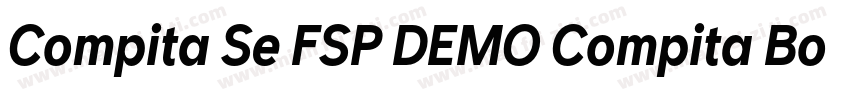 Compita Se FSP DEMO Compita BoldmiB字体转换